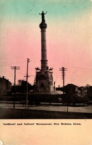 Iowa Des Moines Soldiers and Sailors Monument