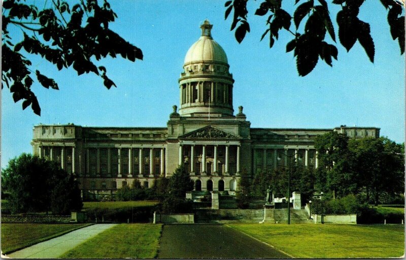 Kentucky Capitol Building Frankfort KY Postard Dexter VTG UNP Vintage Unused 