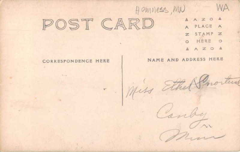 Minneota ? Minnesota Hemnes Church Outdoor Service Real Photo Postcard AA43229