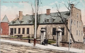 Chateau De Ramezay Montreal QC Quebec Notman c1906 Duplex Cancel Postcard E82