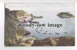 f0461 - Ferry in St Cruex Harbour , Sark - postcard