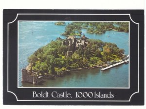 Boldt Castle, Heart Island, Thousand Islands New York, Aerial View Postcard #1