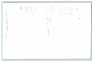 c1940's Princes Bridge Yarra River Boat Melbourne Australia RPPC Photo Postcard