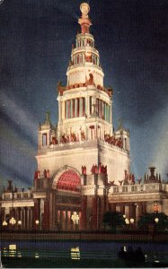 Expos San Francisco 1915 Panama-Pacific International Expo Tower Of Jewels Il...