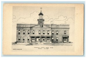 c1920's Monmouth County Court House Freehold New Jersey NJ Postcard 