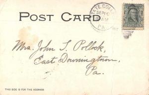 State College Pennsylvania Carnegie Library Exterior Vintage Postcard JE228343