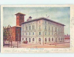 Pre-1907 POST OFFICE Pueblo Colorado CO A3573