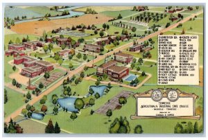 Nashville TN Postcard Tennessee Agricultural Industrial State College 1944