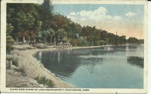 Middleboro, Mass., Along West Shore Of Lake Assawampsett