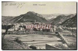 Old Postcard Digne Vue Generale