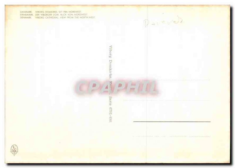 Postcard Modern Danmark Viborg Cathedral