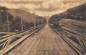 Plains Solomon's Gap, PA., USA Pennsylvania Train 1909 