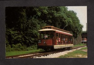 MD  Baltimore Maryland Streetcar Trolley Car Roland Park & Point Breeze Postcard