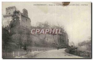 Chateaubriant Postcard Old Dungeon and castle chapel strong North Coast