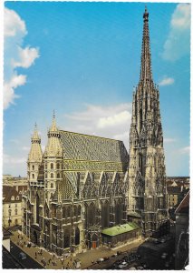 Austria. Vienna, St Stephen's Cathedral. Mint. Oversize 8X6