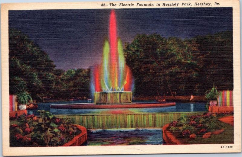 The Electric Fountain in Hershey Park