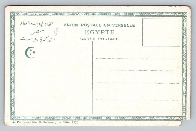 Charette Transporting Women and Children Egypt   Postcard