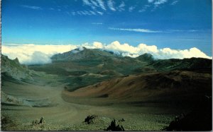 Haleakala Crater Island of Maui Hawaii C1970s Vintage Postcard