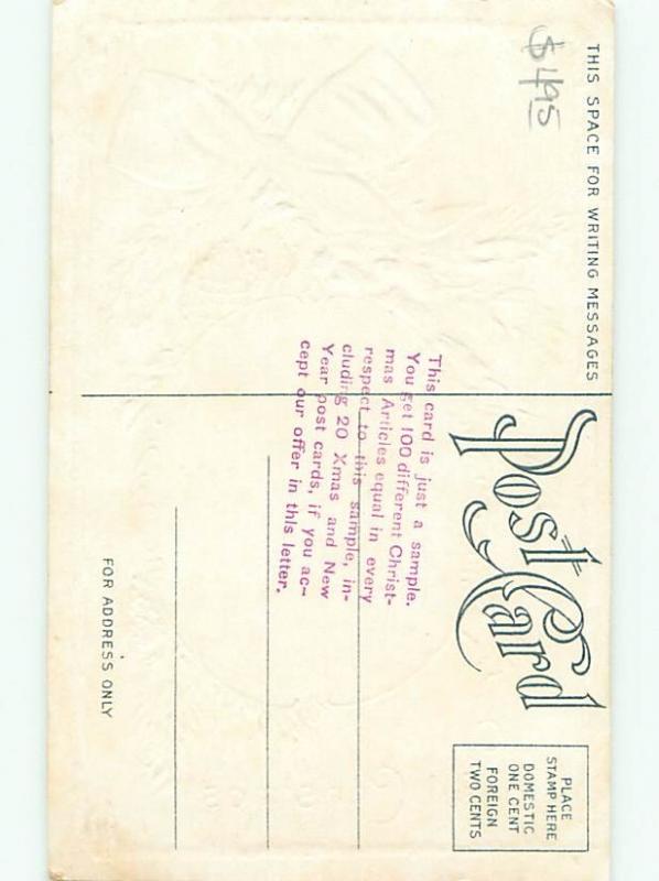 Divided-Back CHRISTMAS SCENE Great Postcard AA0409