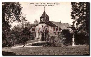 Old Postcard Ferney Voltaire Voltaire Old Chapel Rebuilt