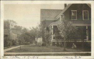 Keene NH Mrs. Upton Home 1913-14 Real Photo Postcard