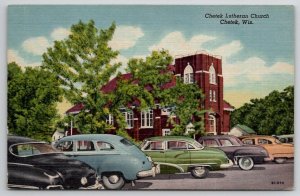 Chetek WI Chetek Lutheran Church Wisconsin Postcard E28