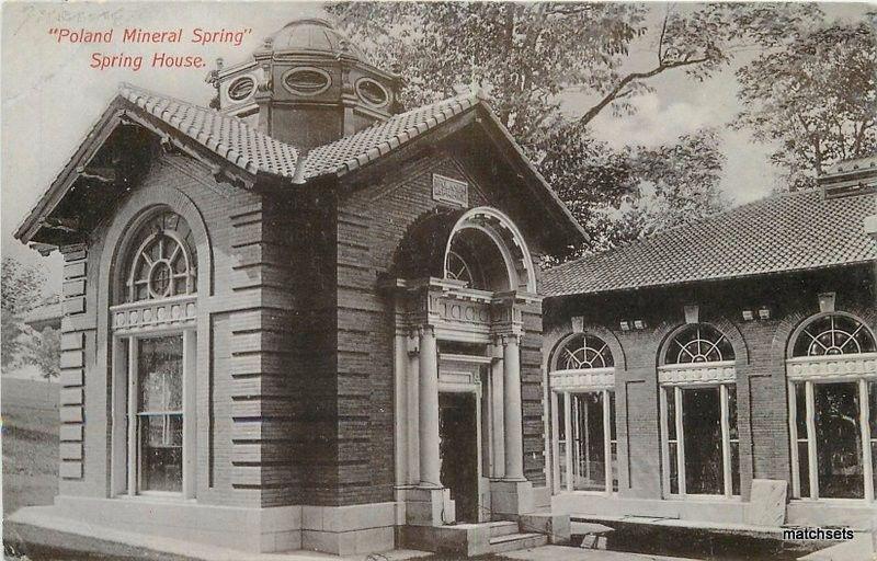 C-1910 Poland Mineral Spring House Maine Hiram Ricker postcard 13184