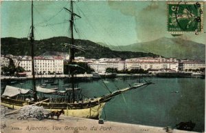 CPA CORSE - AJACCIO - Vue générale du Port (710141)