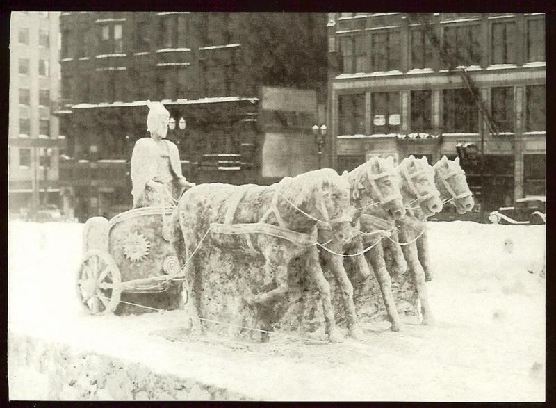 Snow Sclupture St. Paul Winter Carnival, photo of 1937