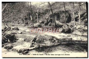 Old Postcard Avallon Vallee du Cousin A wild corners of the River