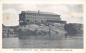 Rockport Massachusetts Straitsmouth Inn from Water Vintage Postcard AA65443