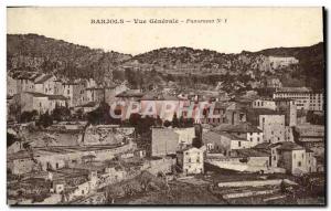 Postcard Old Barjols Vue Generale Panorama