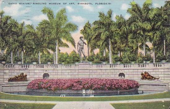 Florida Saraota David Statue Ringling Museum Of Art 1937