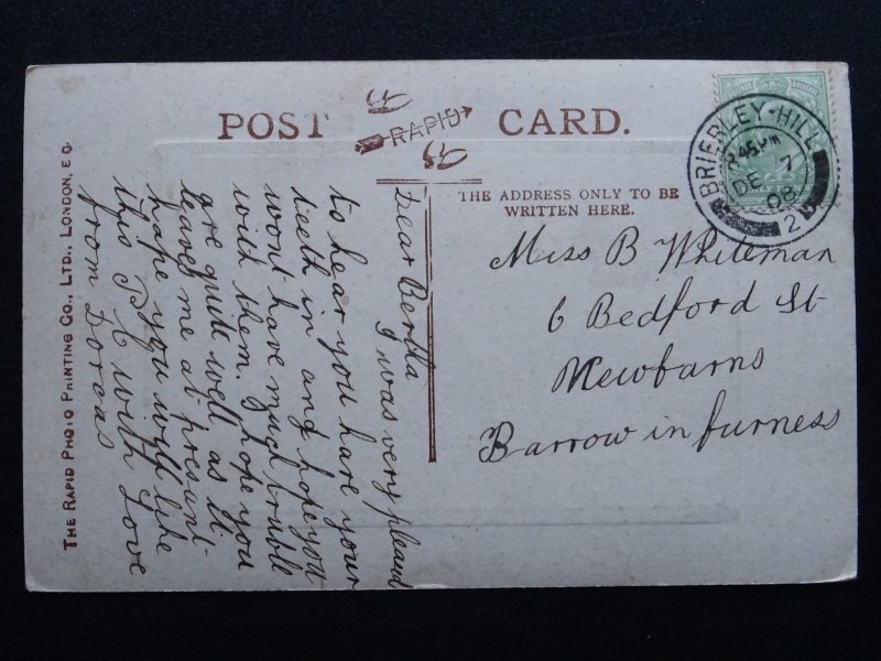 West Midlands BIRMINGHAM GENERAL HOSPITAL c1908 RP Postcard by Rapid