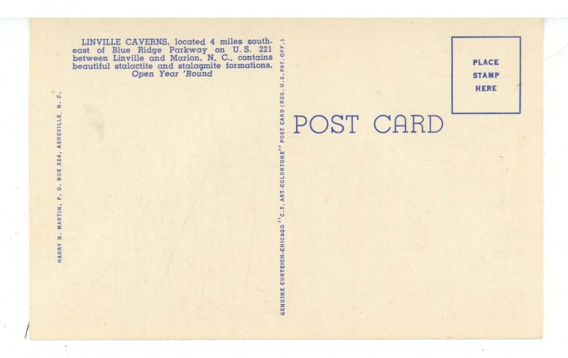 NC - Linville Caverns  ca 1941