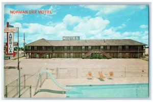 c1960 Friendship Inn Norman Dee Motel Bus Loop Rolla Missouri Vintage Postcard 