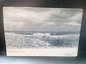 Postcard  When the Flowing Tide comes in   1910     Z1