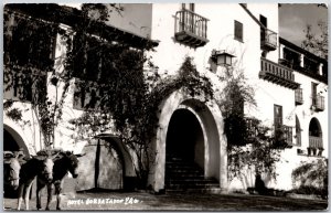 Hotel Borda Taxco Gro Mexico Stairway Entrance Real Photo RPPC Postcard