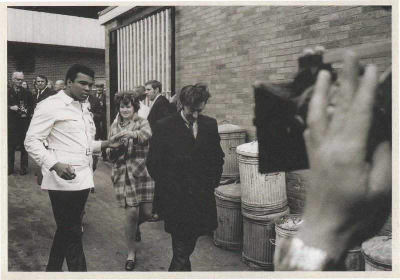 Muhammad Ali Boxing Champion in Norwich 1970s Norfolk Postcard