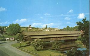 Covered Bridge at Entrance - to Shelburne Museum VT, Vermont