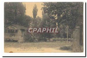 The Parc Saint Maur Old Postcard Beautiful Marne sites