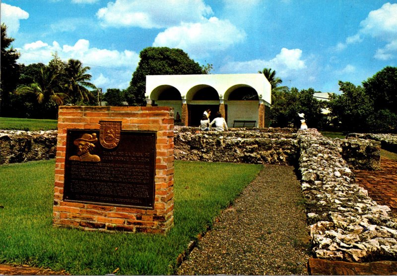 Puerto Rico Bayamon Foundations Of Ponce de Leon House At Caparra