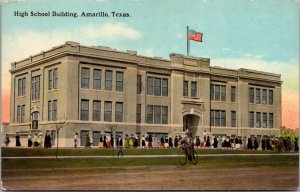 Postcard High School Building in Amarillo, Texas