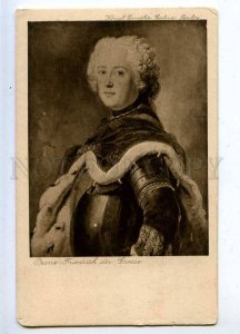 206905 Portrait KING Frederick II the Great Vintage postcard
