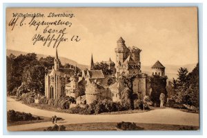 c1910 Wilhelmshohe Lowenburg Castle Kassel Germany Posted Antique Postcard