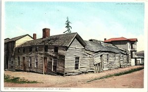 1920s MONTEREY CALIFORNIA FIRST HOUSE BUILT OF LUMBER IN CA POSTCARD 41-240