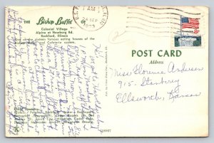 1973  Bishop Buffet  Rockford  Illinois   Postcard