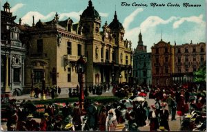 Vtg The Casino Monte Carlo Monaco 1910s Postcard