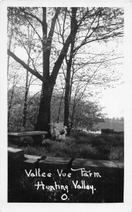 J84/ Hunting Valley Ohio RPPC Postcard c1930s Vallee Vue Farm  299