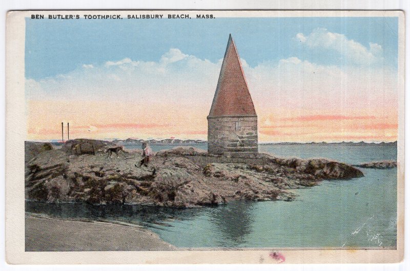 Salisbury Beach, Mass, Ben Butler's Toothpick